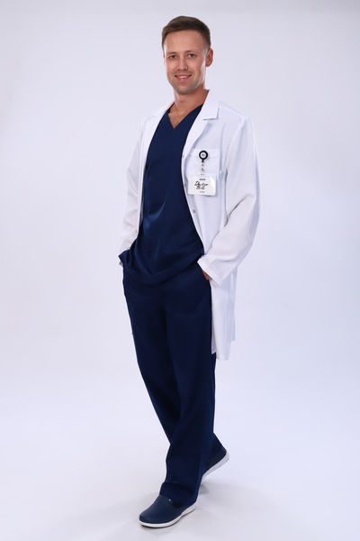 5-10.1-03-4 Халат  муж. (Streich, дл.рук, кн) (0, Нет, 42 размер, 182-188)