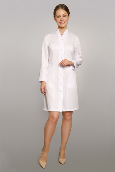 2-03-24-4 Халат жен. (Ultra, дл. рук, кн) (0, Нет, 42 размер, 170-176)