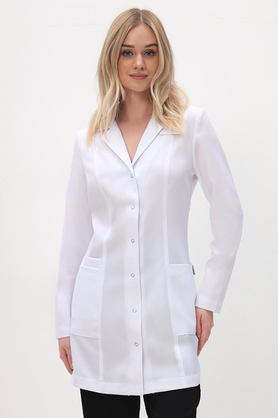 2-33-03-4 Халат жен. (Streich, дл. рук, кн) (0, Нет, 42 размер, 170-176)