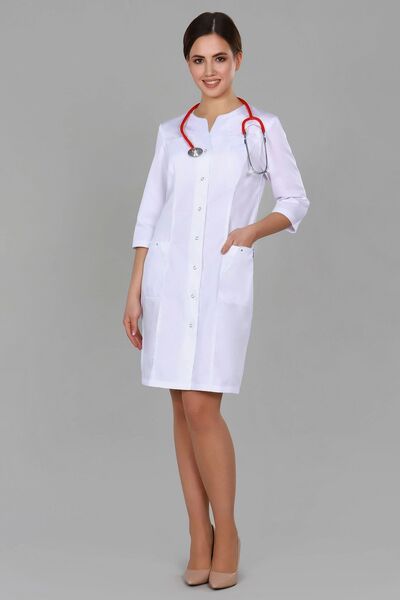 2-42-02-3 Халат  жен. (3/4 рук, кн)_ (0, 0, 40 размер, 170-176)