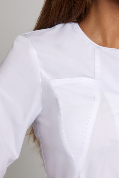 2-42-03-3 Халат  жен. (Streich, 3/4 рук, кн) (0, 0, 42 размер, 158-164)