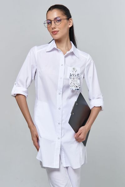 2-56-01-4 Халат  жен. (TC, дл.рук, кн) (0, Нет, 42 размер, 170-176)