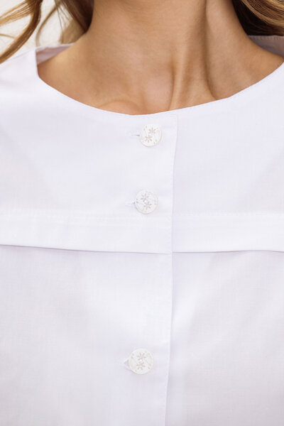 2-65-01-3 Халат  жен. (TC, 3/4 рук, пуг) (0, 0, 40 размер, 170-176)