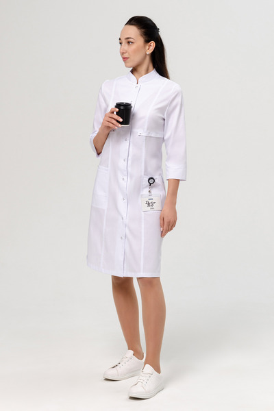 2-92-24-3 Халат жен. (Ultra, 3/4 рук, кн) (0, Нет, 42 размер, 170-176)