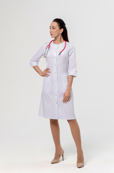 2-93-24-3 Халат жен. (Ultra, 3/4 рук, кн) (0, Нет, 42 размер, 170-176)