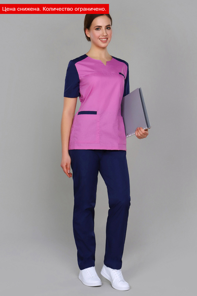 4-60-01-1 Костюм хир. жен. (TC, кор.рук) (27, 28, 28, 42 размер, 170-176)