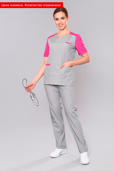4-60-01-1 Костюм хир. жен. (TC, кор.рук) (34, 7, 34, 40 размер, 170-176)