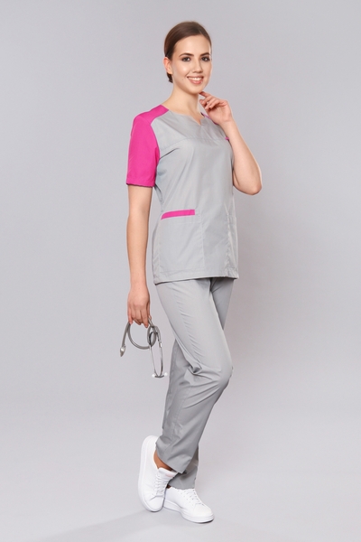 4-60-01-1 Костюм хир. жен. (TC, кор.рук) (34, 7, 34, 40 размер, 170-176)