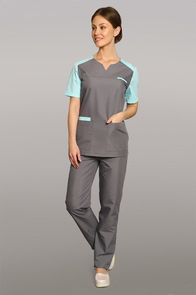 4-60-01-1 Костюм хир. жен. (TC, кор.рук) (41, 16, 41, 40 размер, 170-176)