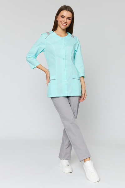 4-67-01-3 Костюм  жен. (TC, 3/4 рук, пуг) (16, 34, 34, 42 размер, 170-176)