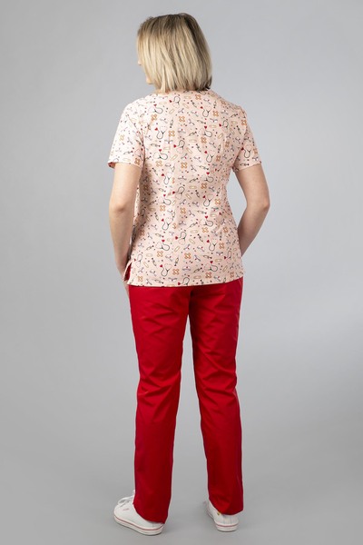 4-70-16-1 Костюм хир. жен. (Cotton 120/ТС, кор.рук) (909, 24, 24, 42 размер, 170-176)