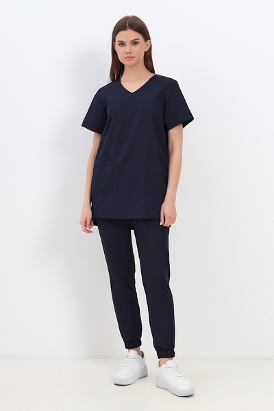 4-87-01-1 Костюм хир. жен. (ТС, кор. рук) (28, Нет, 28, 42 размер, 170-176)