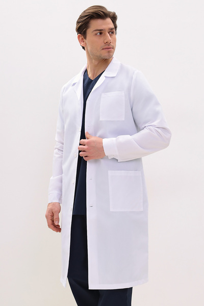 5-87-01-5 Халат  муж. (ТС, дл.рук, пуг) (0, Нет, 44 размер, 182-188)