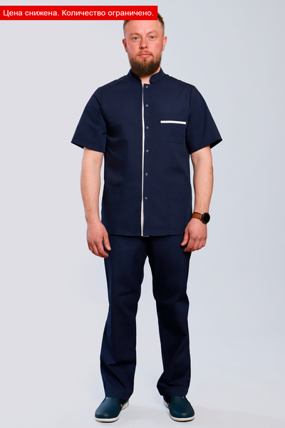 7-82-01-1 Костюм  муж. (TC, кор.рук, кн) (28, 0, 28, 42 размер, 182-188)