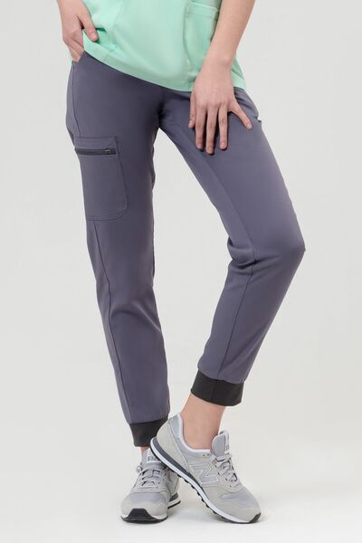 1-02-05-0 Брюки  жен. Elyon (Silva, джоггеры, шнур) (46 Coal, S (44 размер), 170 (Regular))