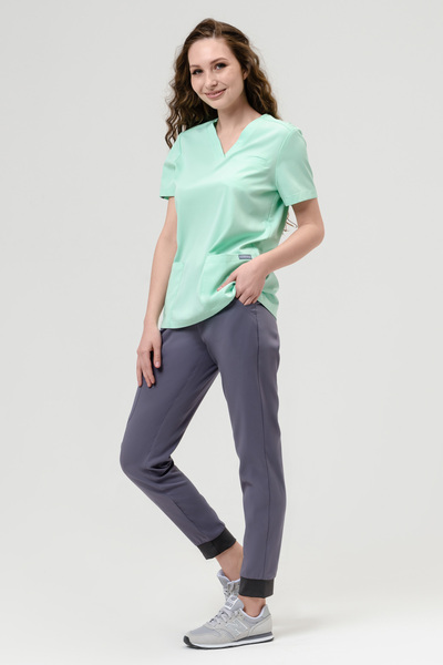 1-02-05-0 Брюки  жен. Elyon (Silva, джоггеры, шнур) (46 Coal, S (44 размер), 170 (Regular))