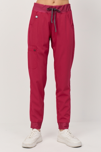 1-02-05-0 Брюки  жен. Elyon (Silva, джоггеры, шнур) (9 Red wine, XS (42 размер), 170 (Regular))