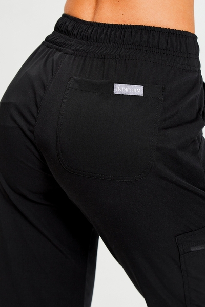 1-02.1-05-0 Брюки жен. Elyon (Silva, джоггеры, шнур) (65 Total black, XXS (40 размер), 170 (Regular))