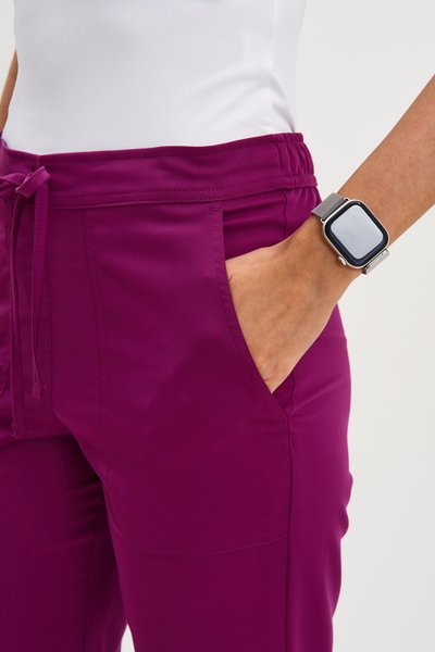 1-04-05-0 Брюки  жен. (Silva) (19 Ripe cherry, XXS (40 размер), 170 (Regular))