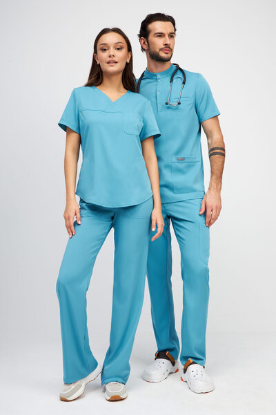 1-28-05-0 Брюки жен. (Silva) (44 Sky blue, XS (42 размер), 170 (Regular))