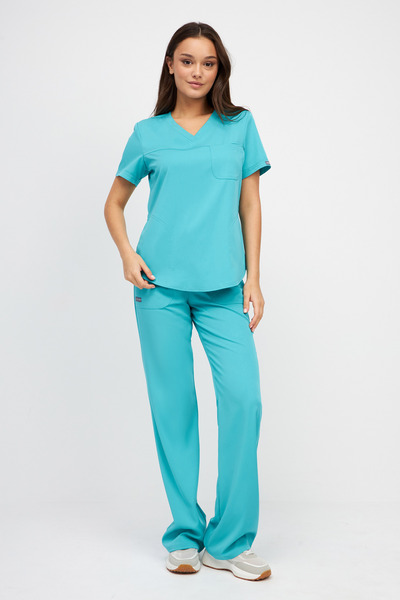 1-28-05-0 Брюки жен. (Silva) (6 Aquamarine, XS (42 размер), 170 (Regular))