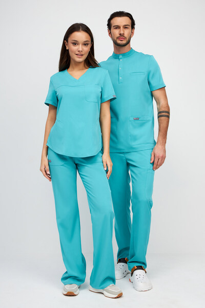 1-28-05-0 Брюки жен. (Silva) (6 Aquamarine, XS (42 размер), 170 (Regular))