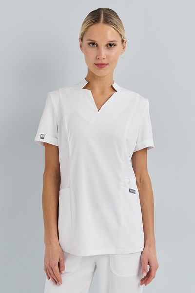 3-89-05-1 Топ жен. (Silva, кор. рук) (0 Crystal white, XS (42 размер), 170 (Regular))