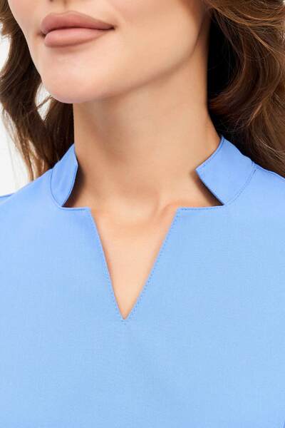 3-89-15-1 Топ жен. (Curly, кор.рук) (10 Azur blue, XS (42 размер), 170 (Regular))