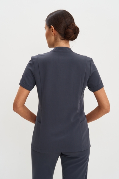 3-89-15-1 Топ жен. (Curly, кор.рук) (47 Graphite, XS (42 размер), 170 (Regular))