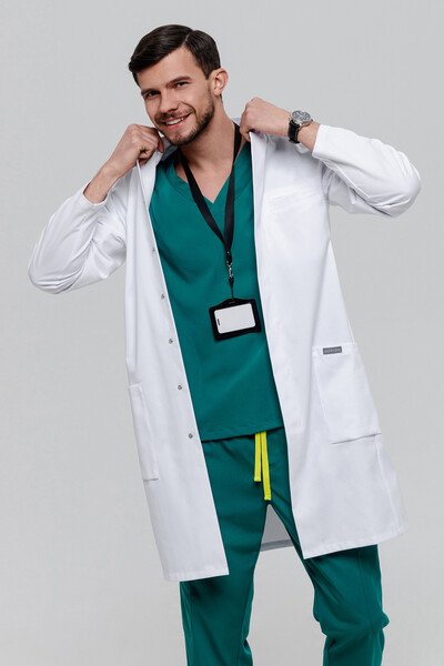 5-85-23-4 Халат муж. (IFLEX, дл.рук, кн) (0, S (46 размер), 176)