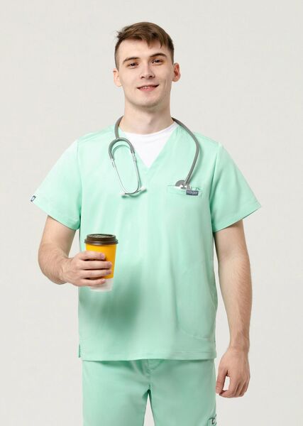 6-01-05-1 Топ  муж.  Frank (Silva, кор.рук) (40 Spring greens, XS (44 размер), 176)