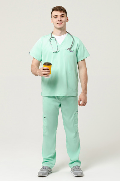 6-01-05-1 Топ  муж.  Frank (Silva, кор.рук) (40 Spring greens, XS (44 размер), 176)