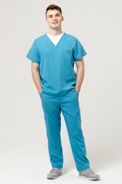 6-01-05-1 Топ  муж.  Frank (Silva, кор.рук) (44 Sky blue, XS (44 размер), 176)