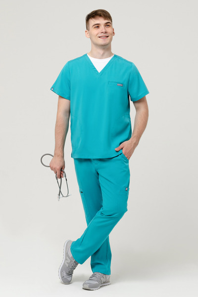 6-01-05-1 Топ  муж.  Frank (Silva, кор.рук) (6 Aquamarine, XS (44 размер), 176)