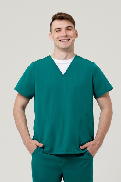 6-03-05-1 Топ  муж. Steward (Silva, кор.рук) (29 Emerald, XS (44 размер), 176)