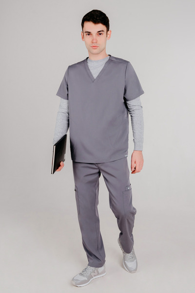 6-03-05-1 Топ  муж. Steward (Silva, кор.рук) (46 Coal, XS (44 размер), 176)