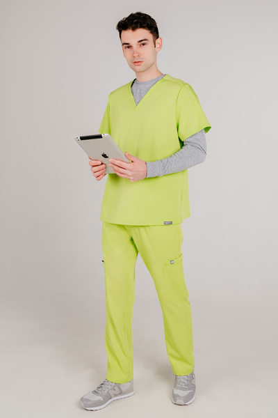 6-03-05-1 Топ  муж. Steward (Silva, кор.рук) (97 Juicy salad, S (46 размер), 176)