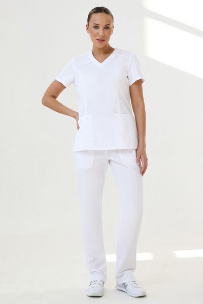 1-04-25-0 Брюки жен. (Insoft) (0 (Белый), XS (42 размер), 170)