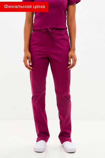 1-04-25-0 Брюки жен. (Insoft) (19 Спелая вишня, 2XL (52 размер), 170)