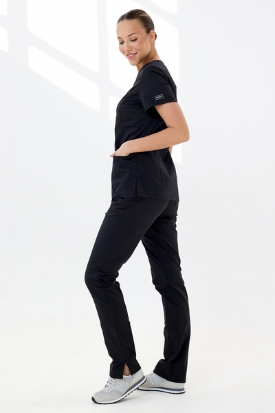 1-04-25-0 Брюки жен. (Insoft) (65 Черный, S (44 размер), 170)