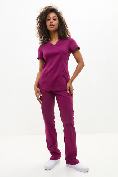 3-01-25-1 Топ жен. (Insoft, кор.рук) (19 Спелая вишня, 3XL (54 размер), 170)