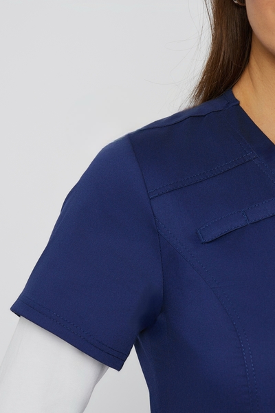 3-02-25-1 Топ жен. (Insoft, кор.рук) (28 Сапфир, XS (42 размер), 170)