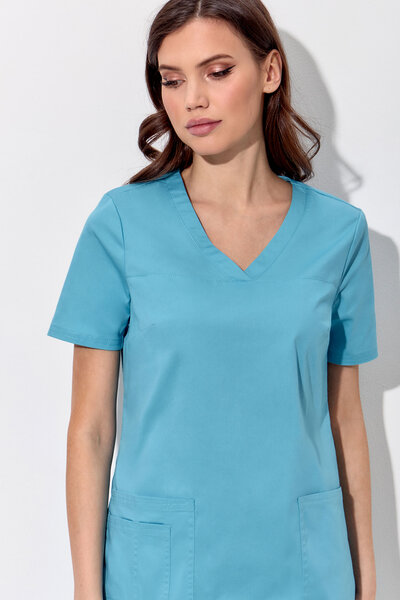 3-03-25-1 Топ жен. (Insoft, кор.рук) (44 Небесная синева, XS (42 размер), 170)