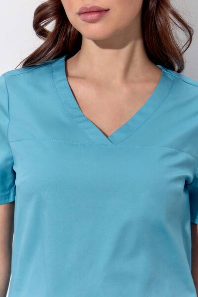 3-03-25-1 Топ жен. (Insoft, кор.рук) (44 Небесная синева, XS (42 размер), 170)