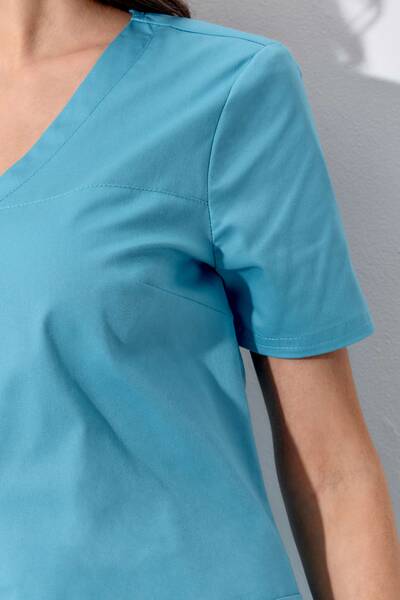 3-03-25-1 Топ жен. (Insoft, кор.рук) (44 Небесная синева, XS (42 размер), 170)