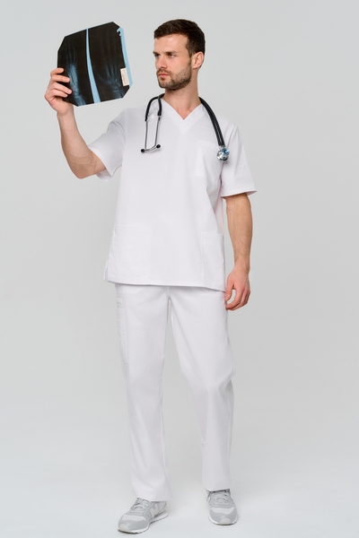 6-01-25-1 Топ муж. (Insoft, кор.рук.) (0 Белый, XS (44 размер), 182)