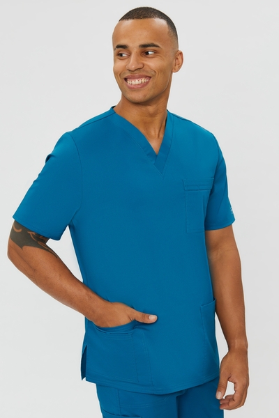 6-01-25-1 Топ муж. (Insoft, кор.рук.) (39 Индиголит, XS (44 размер), 182)