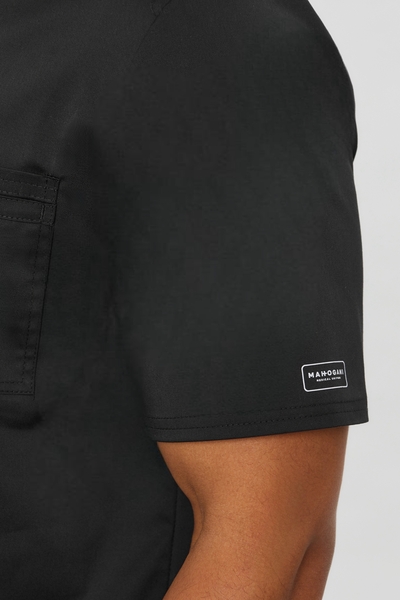 6-01-25-1 Топ муж. (Insoft, кор.рук.) (65 Черный, M (48 размер), 182)