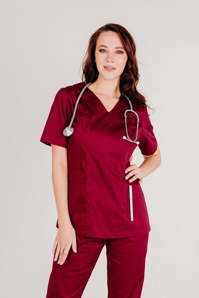 4-30.2-12-1 Костюм хир. жен. (Cotton Premium, кор. рук) (20, 20, 20, 42 размер, 170-176)