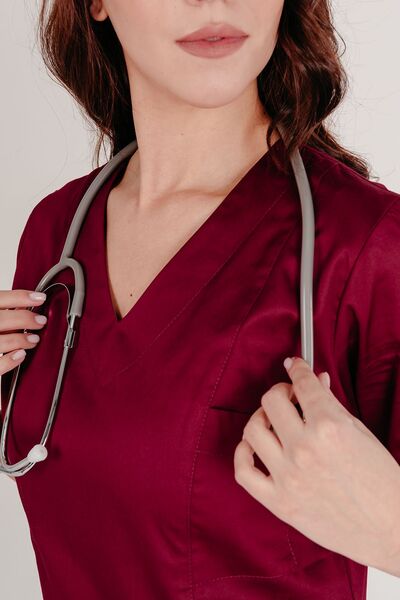 4-30.2-12-1 Костюм хир. жен. (Cotton Premium, кор. рук) (20, 20, 20, 42 размер, 170-176)